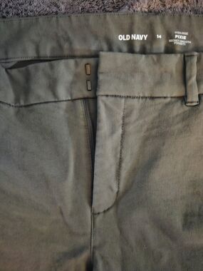 Old Navy Womens Olive Pixie High-Rise Chinos